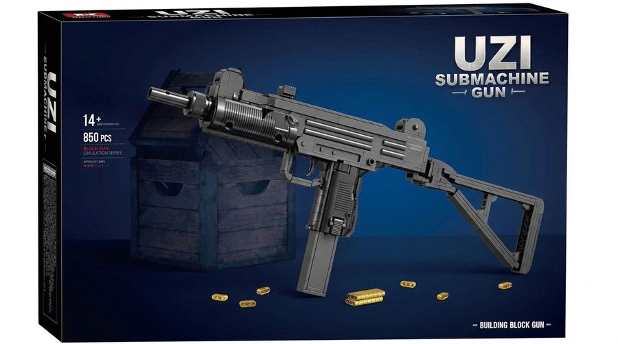 Wholesale UZI Submachine Gun Building Block Model Set 2750pcs DIY Mini Bricks Collectible Display Toy for Adults Teens 14+