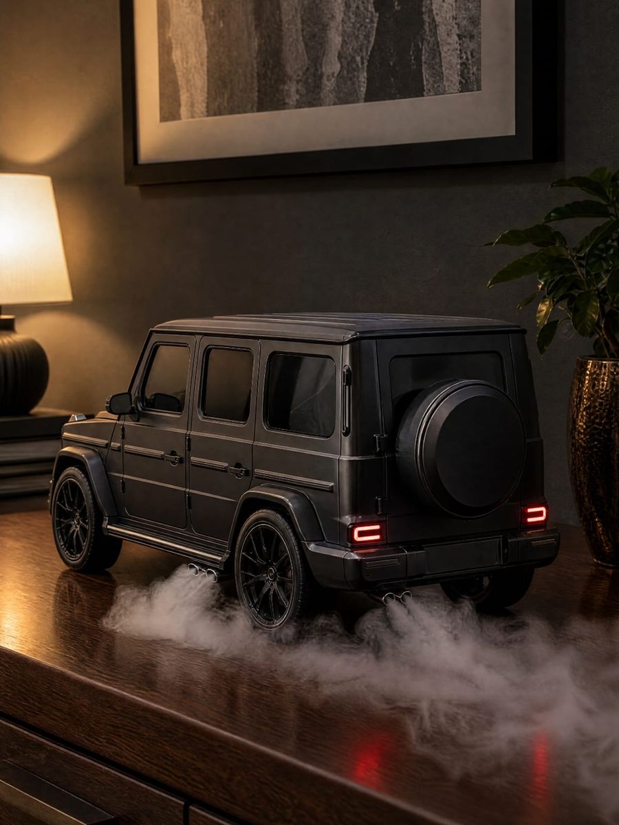 Wholesale 1:32 Alloy Diecast Black G-Wagon Model Car Toy Pull Back With Light And Sound Collectible Display Gift for Kids Boys