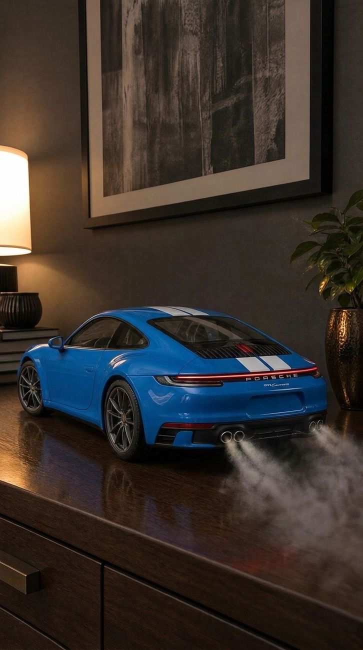 Wholesale 1:32 Alloy Diecast Porsche 911 Carrera Model Car Toy Pull Back With Light And Sound Collectible Display Gift for Kids Boys