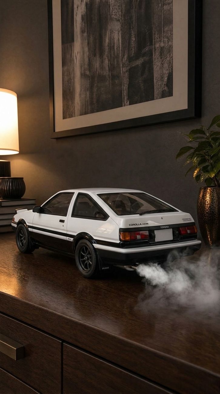 Wholesale 1:32 Alloy Diecast Toyota Corolla AE86 Model Car Toy Pull Back With Light And Sound Collectible Display Gift for Kids Boys