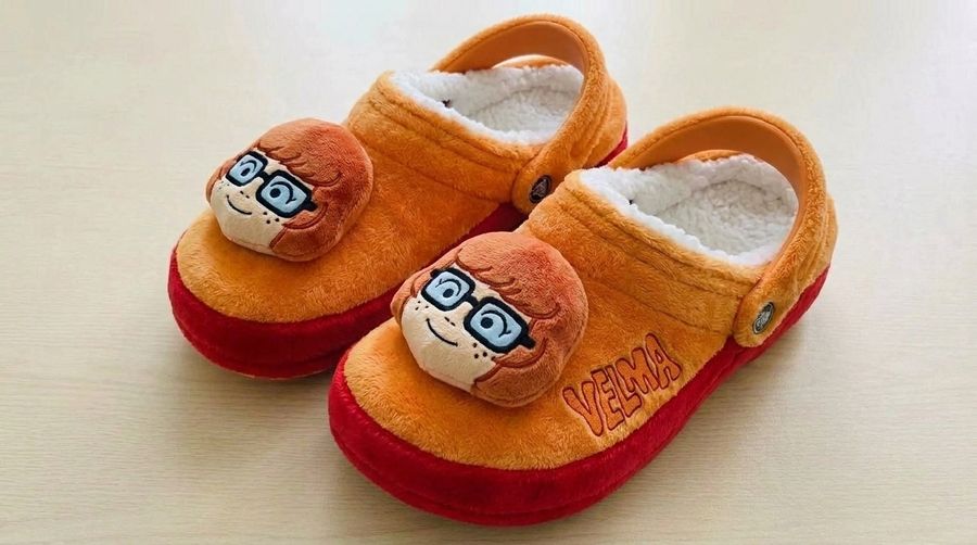 Wholesale Velma Plush Clogs Cartoon Fuzzy Slippers Sherpa-Lined Winter Indoor Outdoor Garden Shoes Unisex