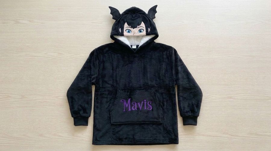 Wholesale Mavis Character Hoodie Cartoon Plush Hooded Sweatshirt Sherpa Lining Cosplay Loungewear Unisex