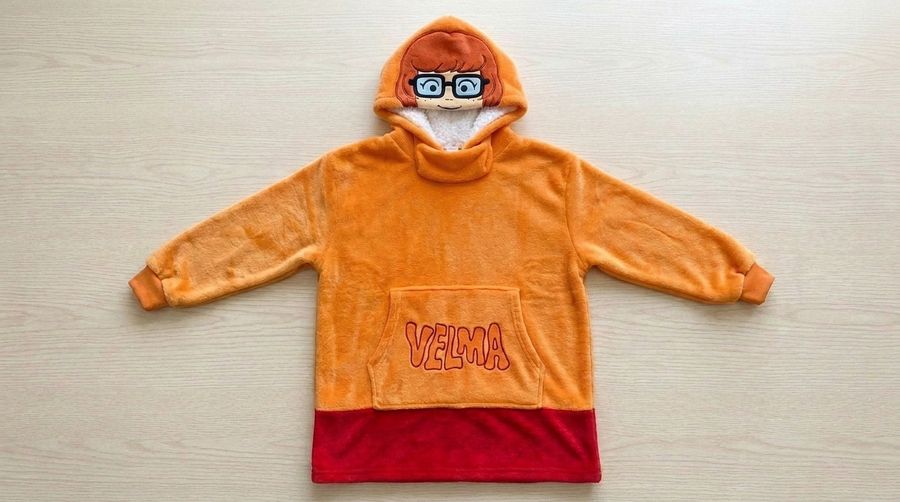 Wholesale Velma Character Hoodie Cartoon Plush Hooded Sweatshirt Sherpa Lining Cosplay Loungewear Unisex