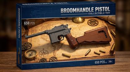 Broomhandle Pistol Building Block Models