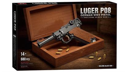 Luger P08 Building Block Models