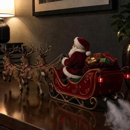 Santa Sleigh Christmas Set Diecast Model Cars & Vehicles