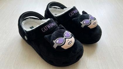 Catwoman Plush Character Clogs