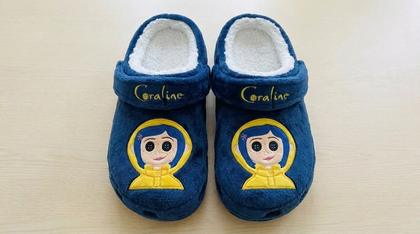 Coraline Plush Character Clogs