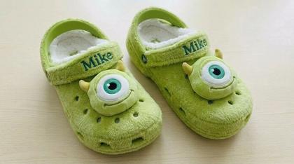 Mike Plush Character Clogs