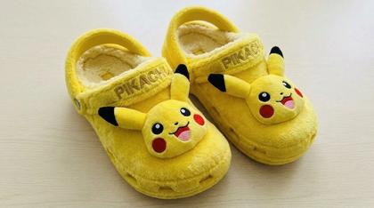 Pikachu Plush Character Clogs