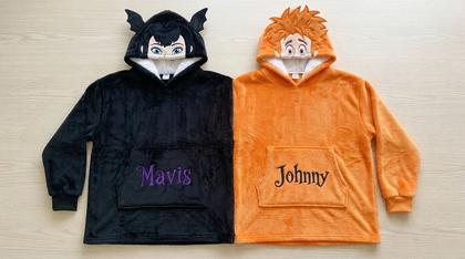 Mavis & Johnny Couple Plush Hoodies