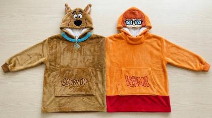 Scooby & Velma Couple Plush Hoodies