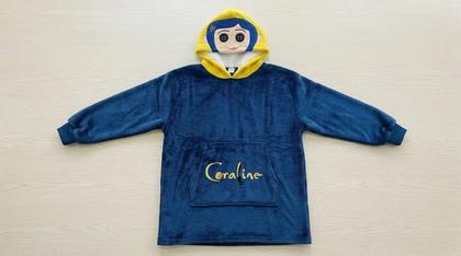 Coraline Character Plush Hoodies